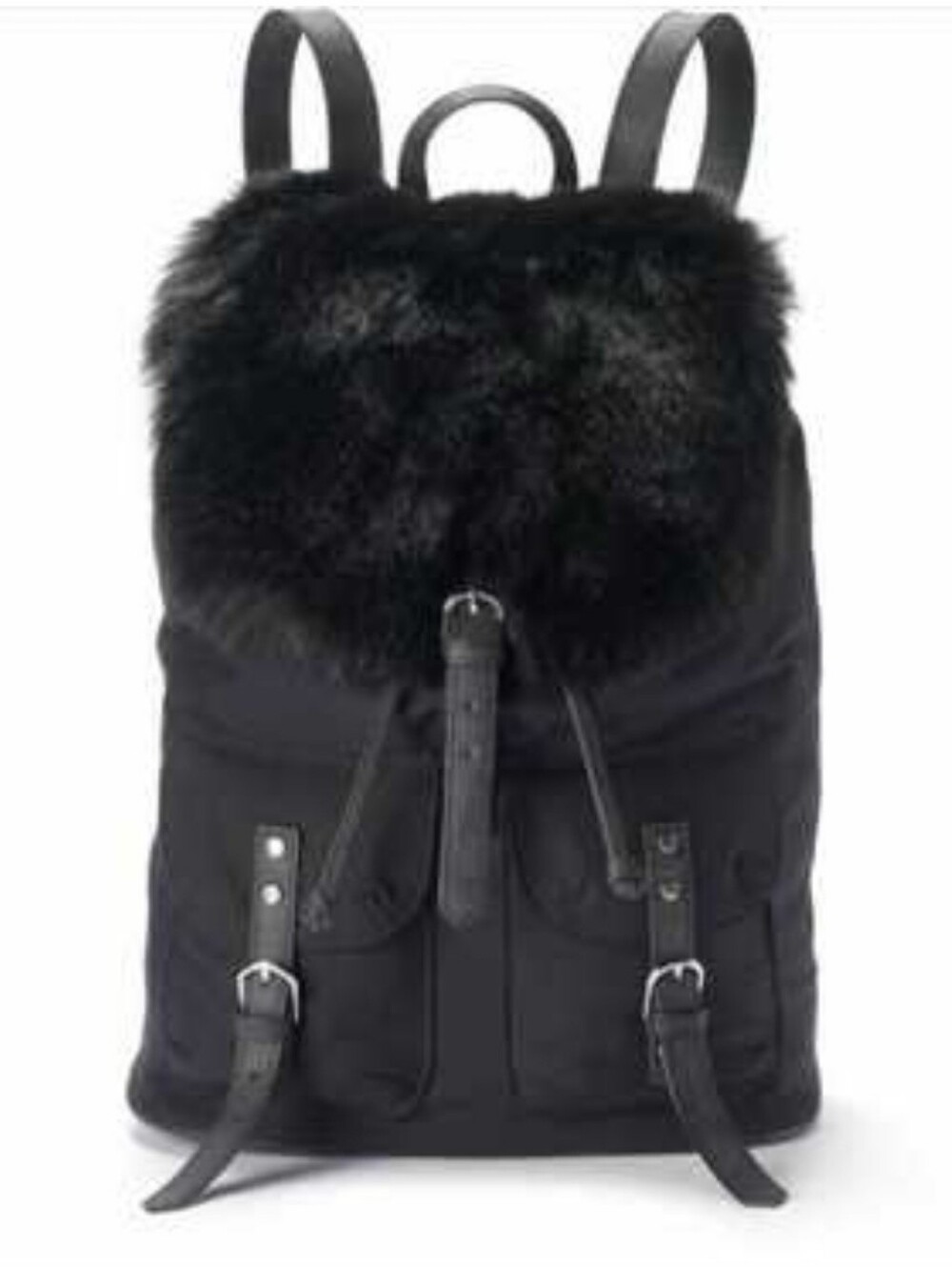 Candies Faux Fur Backpack